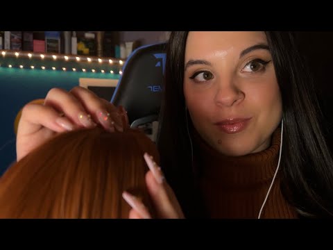 ¿Puedo peinarte el pelo y masajear tu cabeza? ASMR Atención Personal ♡