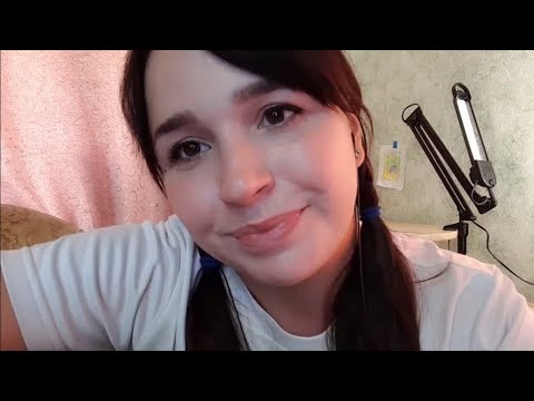 ASMR|АСМР Уход за кожей лица, Массаж кистями | Face care, massage | Догляд за обличчям