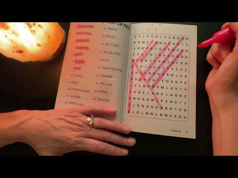 Word Find ASMR with Movie Chat