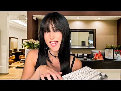 ASMR The New Jersey Italian Salon Owner's Daughter Works as the Receptionist Roleplay