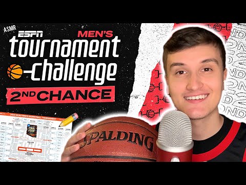 ASMR | March Madness Second Chance Bracket Picks (whisper ramble)