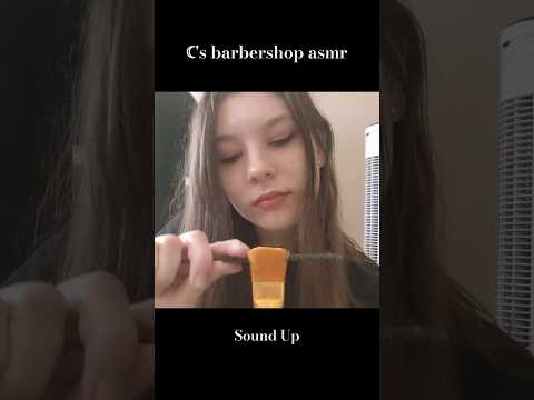part 2 of ☾'s barbershop asmr #asmr #relax #whispering #scissors #haircut #fyp #foryoupage #munasmr