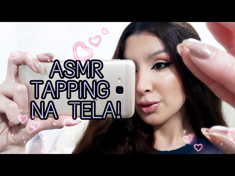 ASMR TAPPING NA TELA!