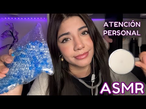 ASMR ESPAÑOL / DUERME DELIC10S0 con ATENCIÓN PERSONAL MIENTRAS ESTÁS ENFERMO + TE CUIDO y consiento