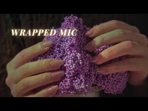 ASMR Wrapped Mic Sounds🎙️ Crispy & Immersive Tingles⛈️(No Talking, No Mouth Sounds)