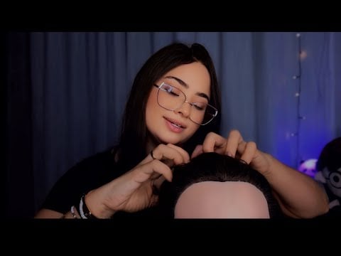 ASMR:FAZENDO CAFUNÉ E PENTEADO ENQUANTO CONVERSO COM VOCÊ!