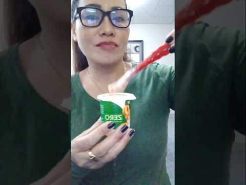 RED TWISTS WITH YOGURT#everyone #shortsfeed #twist #challenge #bigmouth #crazylady #candy