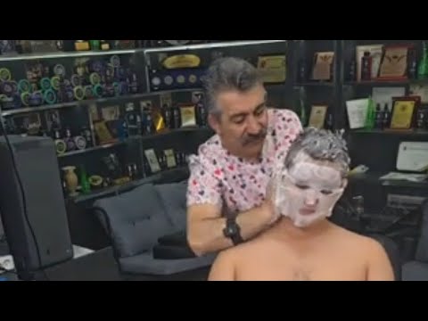 ASMR SKIN CARE AND HEAD MASSAGE WITH BARBER MUNUR ONKAN