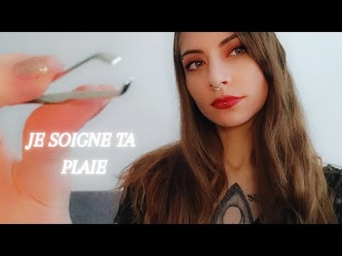 👩‍⚕️ASMR FRANÇAIS | ROLEPLAY INFIRMIERE | JE SOIGNE TA PLAIE | CHUCHOTEMENT | VISUEL 👩‍⚕️