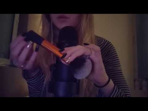 ASMR Comforting you!♡ (mic/face brushing) Shh + it's okay + helping you sleep