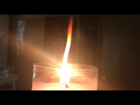 ASMR match lighting/sizzles/low to no talking/tapping