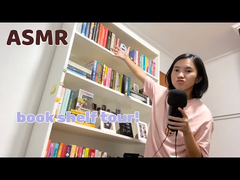 ASMR | BOOK SHELF TOUR 📚