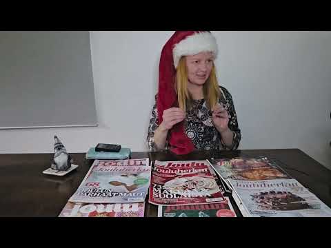 ASMR Roleplay: Christmas Market 🎄 | Vintage Christmas Magazines, Page Turning & Paper Sounds