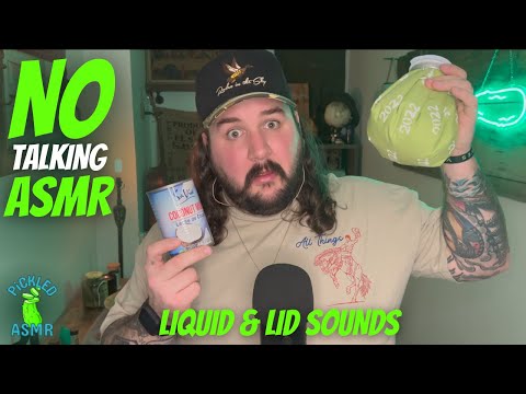 ASMR // ASMR NO TALKiNG Background ASMR (LiQUiD & LiD SOUNDS Loop)