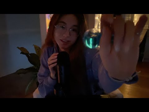 ASMR sleepy water sounds💤🌀(cozy low light vibes)