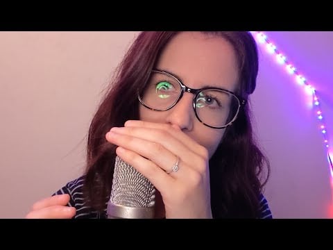 ASMR // Whispered Ramble (cupped whisper, hand movements)