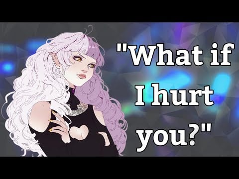 {Asmr} Vampire girlfriend bites you for the first time [reverse comfort] [worried gf] [kissing]