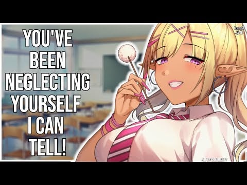 3DIO ASMR | Gyaru Classmate Cleans your Ears After Test 🏫💖 | Valley Girl Accent | Sleep Aid