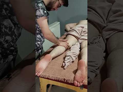 ASMR LEG AMAZING MASSAGE #massage #easyturkish #relax #chiropractor