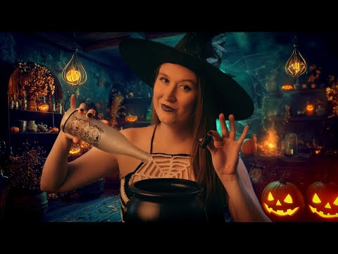 ASMR Witch Brews a Sleep Potion for You