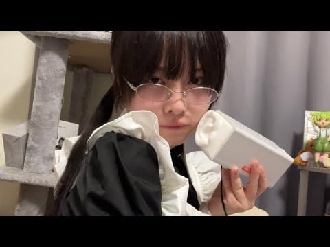 【ASMR】メイドが耳かき(雑談ｱﾘ) ear cleaning