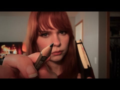 ASMR Stalker Draws Your Portrait (I’m Obsessed With You) Pencil and Crayon Sketching