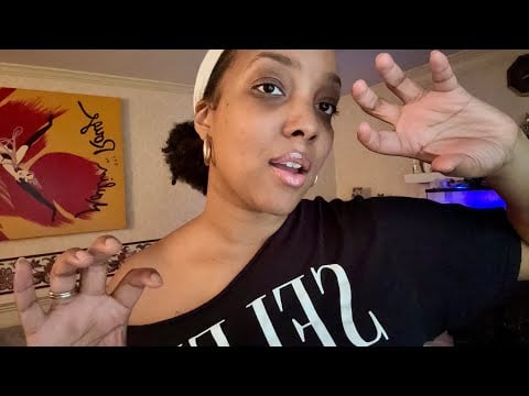 ASMR fast aggressive camera tapping + invisible scratching (normal/anticipatory)