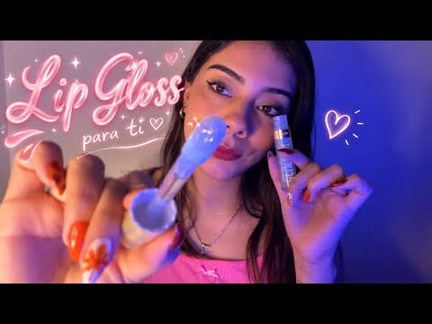 ASMR 💋 Applying Lip Gloss to You | Close Up & Personal Attention
