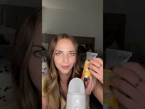 ASMR - Trying Trader Joe’s pumpkin scented lotion 🧡 #asmr #asmrsounds #tappingsounds