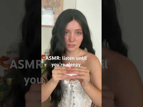 listen until you're sleepy 🤍#asmr #girlfriendasmr #sleepasmr #comfortaudio #whisper