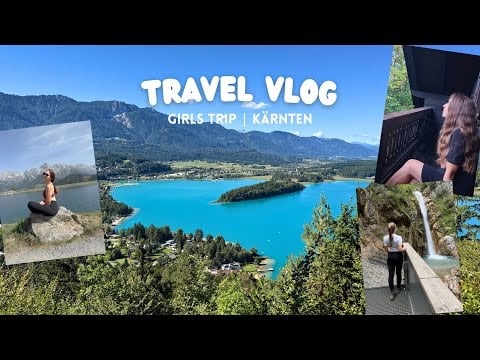 ASMR Travel Vlog | Girls Trip 2025: Kärnten 🏔️☀️🇦🇹 (Whispered Voiceover, Finger Flutters)
