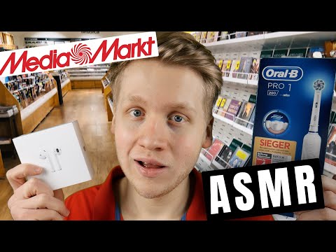ASMR | MEDIA MARKT Mitarbeiter stellt dir neue Technik vor! (Roleplay) auf Deutsch/German