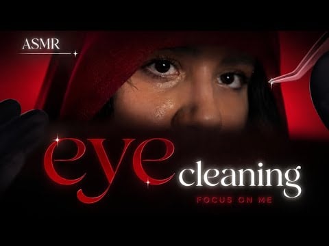 ASMR Eye Cleaning 👁️ | Up Close Personal Attention