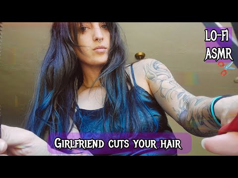 ASMR | tingly haircut (real camera touching) 
