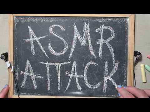 ASMR - Chalkboard Drawing - No Talking