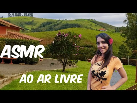 ASMR-  AO AR LIVRE (sons da natureza) RELAXE EM 5 MINUTOS.