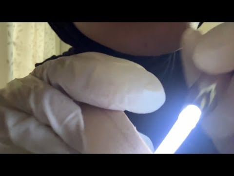 ASMR | one minute fast dentist roleplay (glove sounds, personal attention)