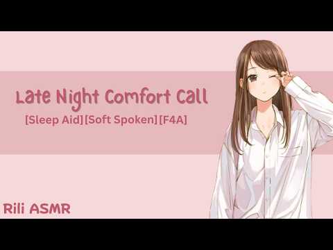 [F4A] Late Night Comfort Call | Phone Call Roleplay [Soft Spoken][Sleep Aid]
