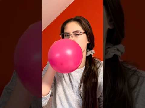 Blowing Pink balloons #balloon #funny #asmr #pink