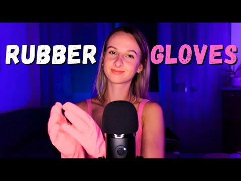 4K ASMR | Rubber Gloves (100% Sensitivity)