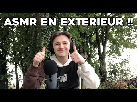 ASMR EN EXTERIEUR (fast tapping, bruit de bouche...)