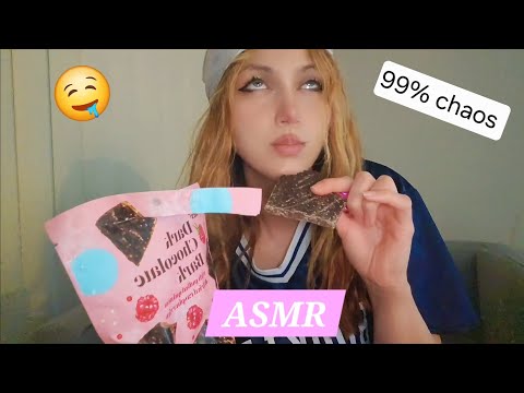 ASMR chaos, reading Spanish, chocolate 🫠