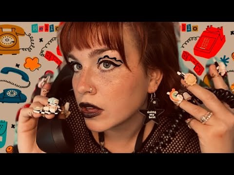 ASMR for Autism: Strawberry Patch Hotline☎️📞(telephone effect, compilation, OCD help)