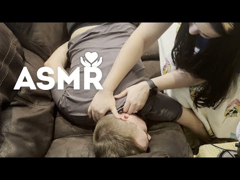 ASMR Sleep with this Back Massage | Back, Shoulder, Neck, and Head Massage | No Talking