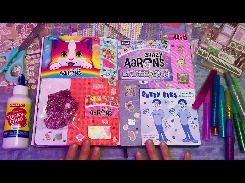 ASMR Junk Journal with Me! (Whispered Journalling)