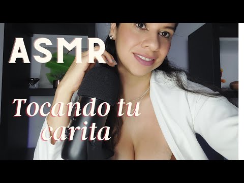 ASMR en Español | Tocando tu cara con esponjitas