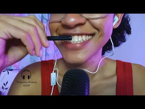 ASMR com Sons de Dentes e Sussurros para Relaxar 😁✨