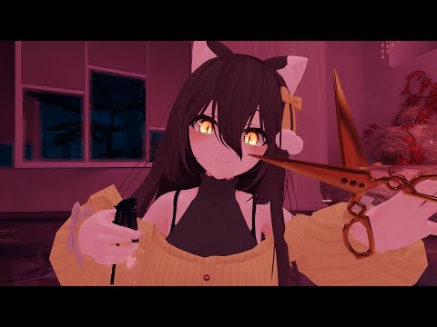 Hair cut in a spa~ | Soft spoken personal attention | VRChat ASMR