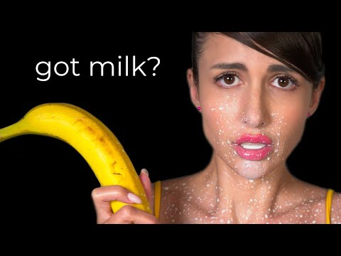 ASMR MILK AND BANANA PART 1