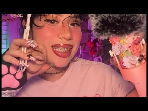 ASMR LIVE💤 Rude Piercer + Rainy Airplane✨